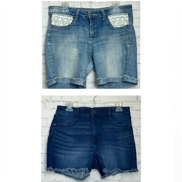 Pants - TWO Pairs of Size 10 Denim Shorts